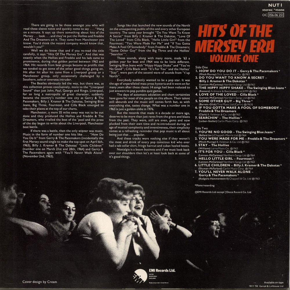 Various-60s & 70s Hits Of The Mersey Era UK vinyl LP album (LP record)