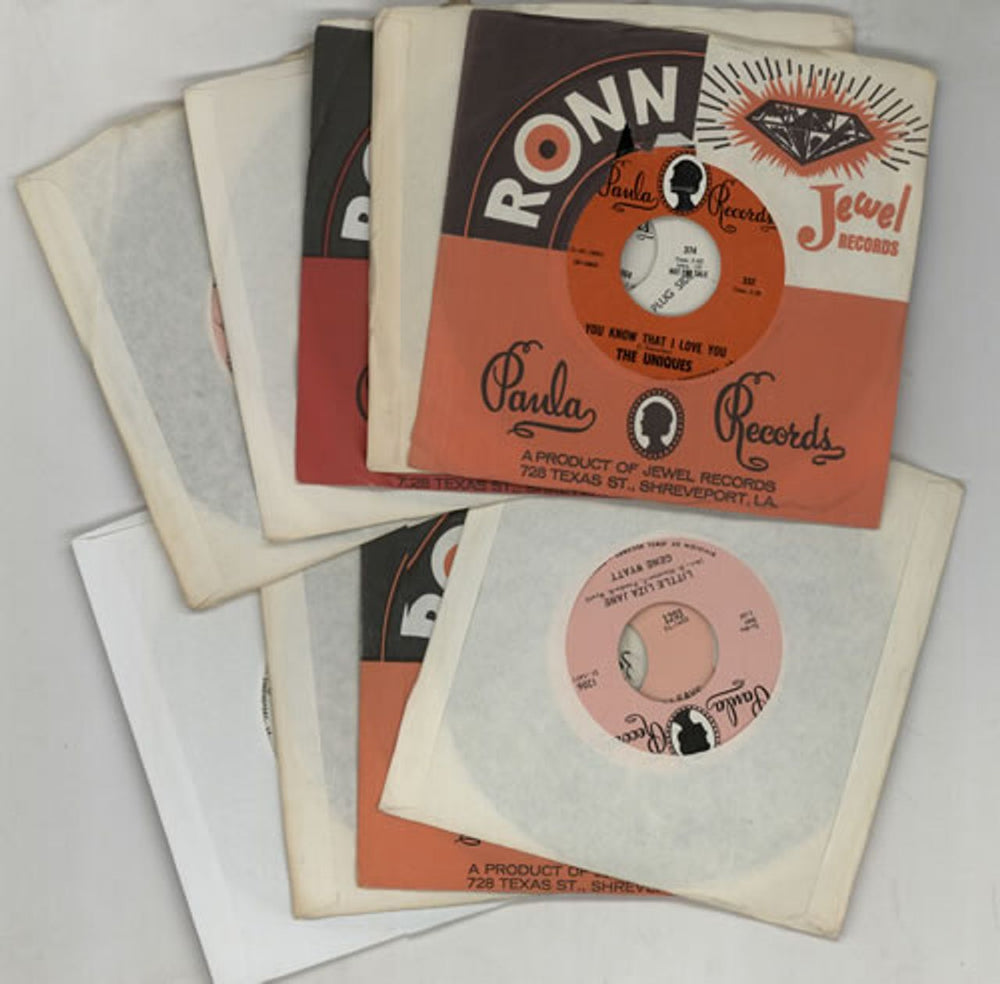 Various-60s & 70s Quantity Of Nine Paula Records 7" Singles US 7" vinyl single (7 inch record / 45) NINE SINGLES