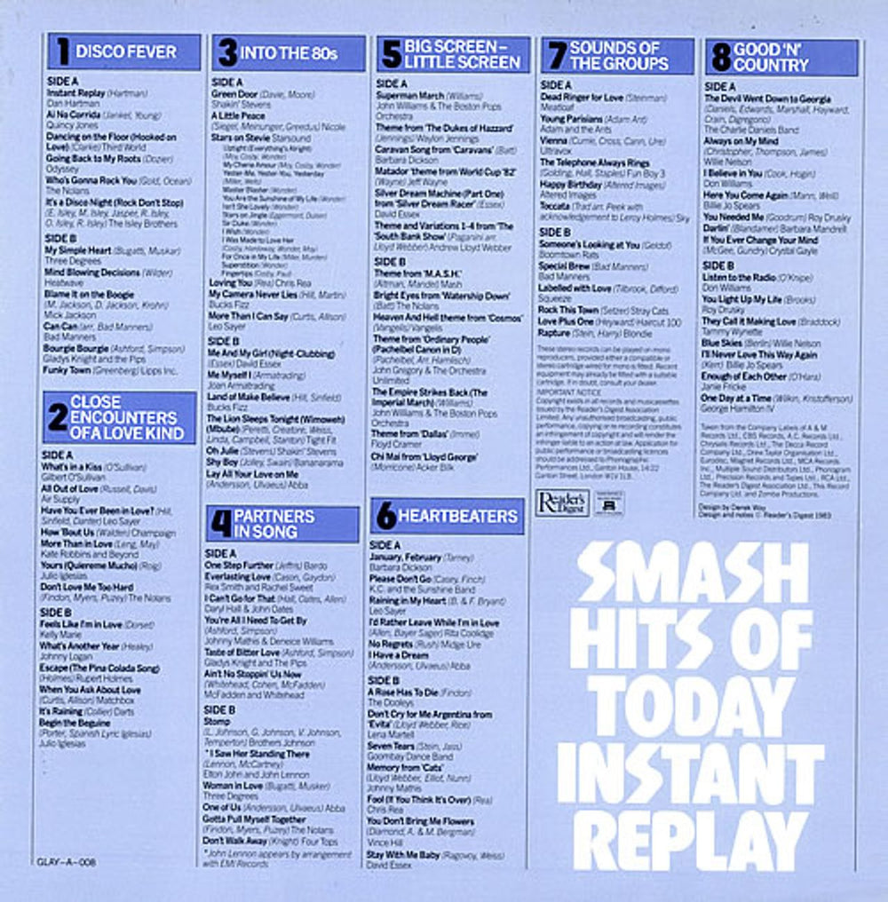 Various-60s & 70s Smash Hits Of Today Instant Reply UK Vinyl Box Set SVAVXSM483674