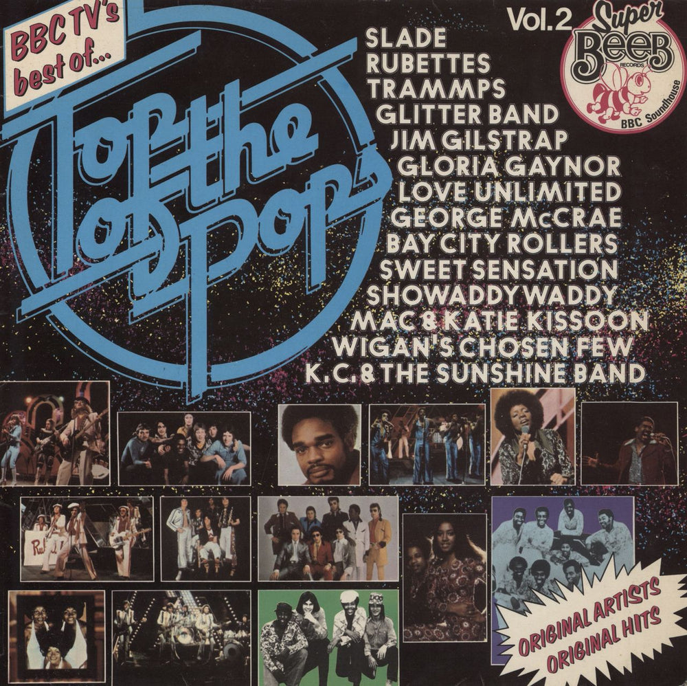 Various-60s & 70s Top Of The Pops Vol. 2 UK vinyl LP album (LP record) BELP003