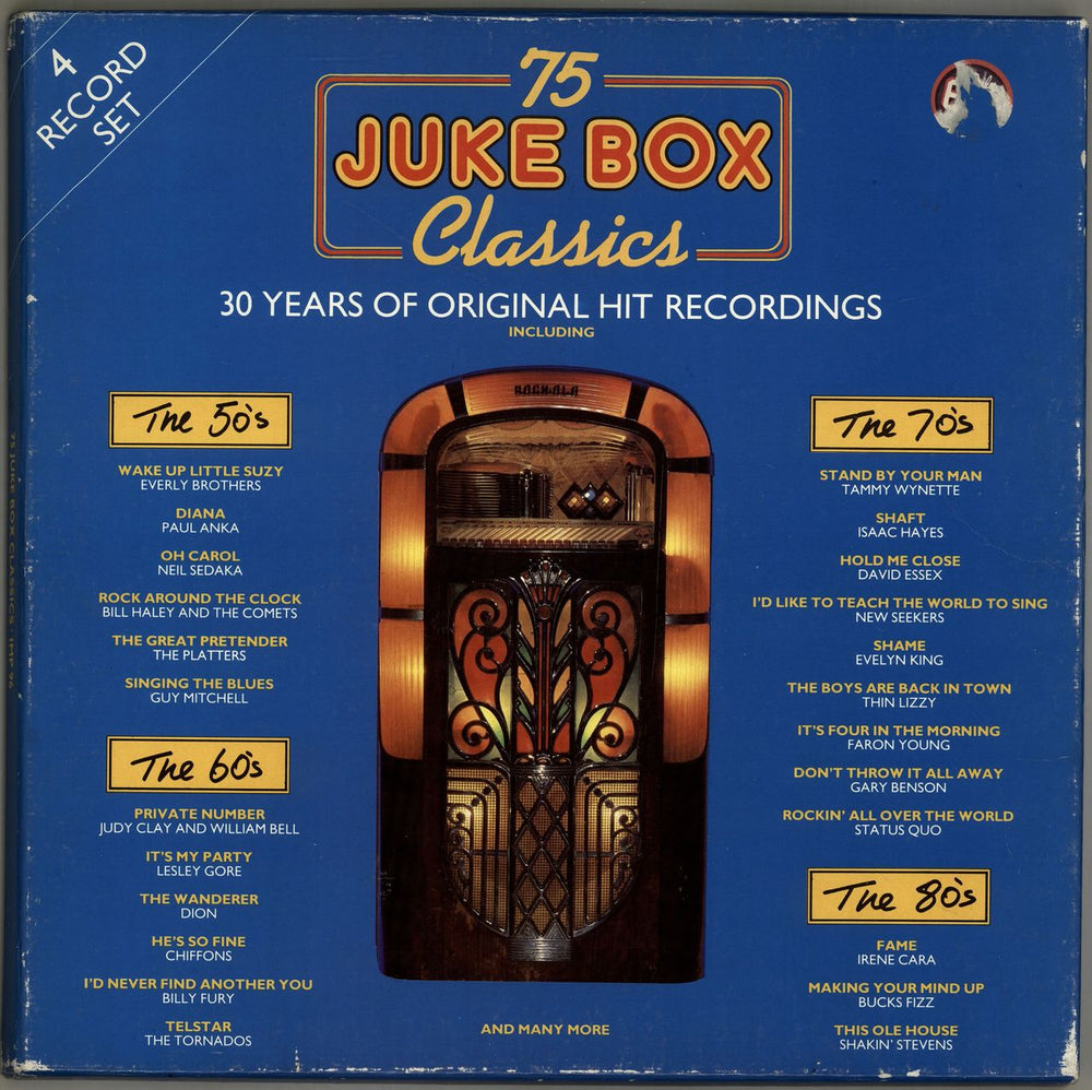 Various Artists 75 Juke Box Classics UK Vinyl Box Set IMP96