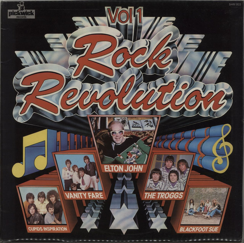 Various Artists Rock Revolution UK vinyl LP album (LP record) SHM933