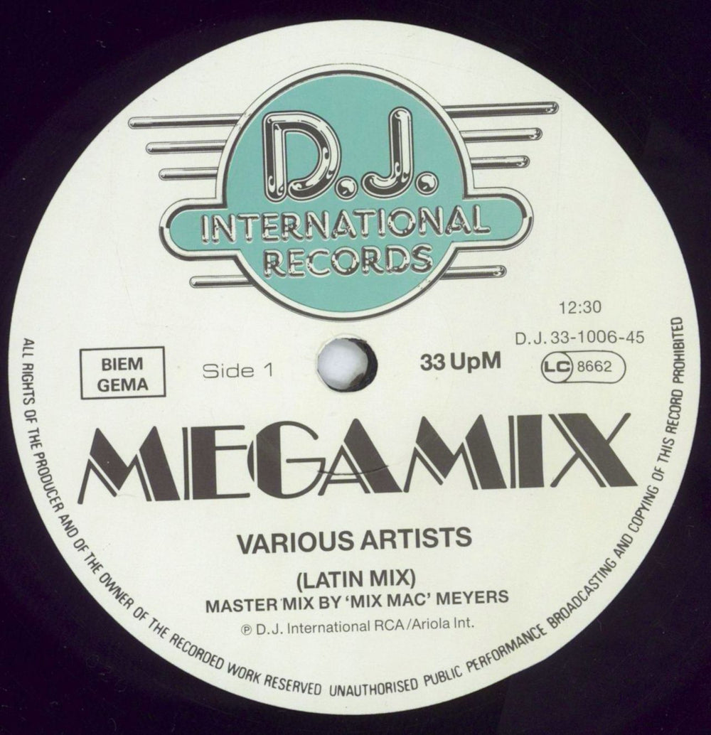 Various Artists The House Sound Of Chicago Megamix (The Dance-House-Power-Remix) German 12" vinyl single (12 inch record / Maxi-single) VAR12TH821758