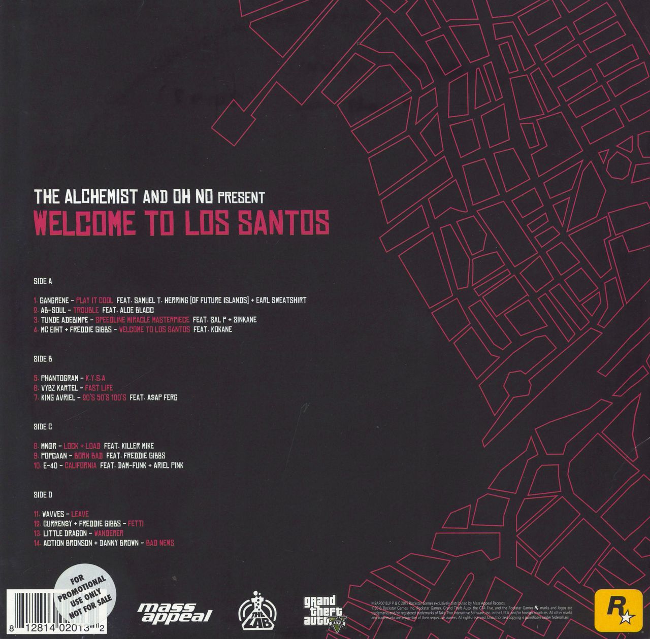 Various Artists Welcome To Los Santos US Promo 2-LP vinyl set
