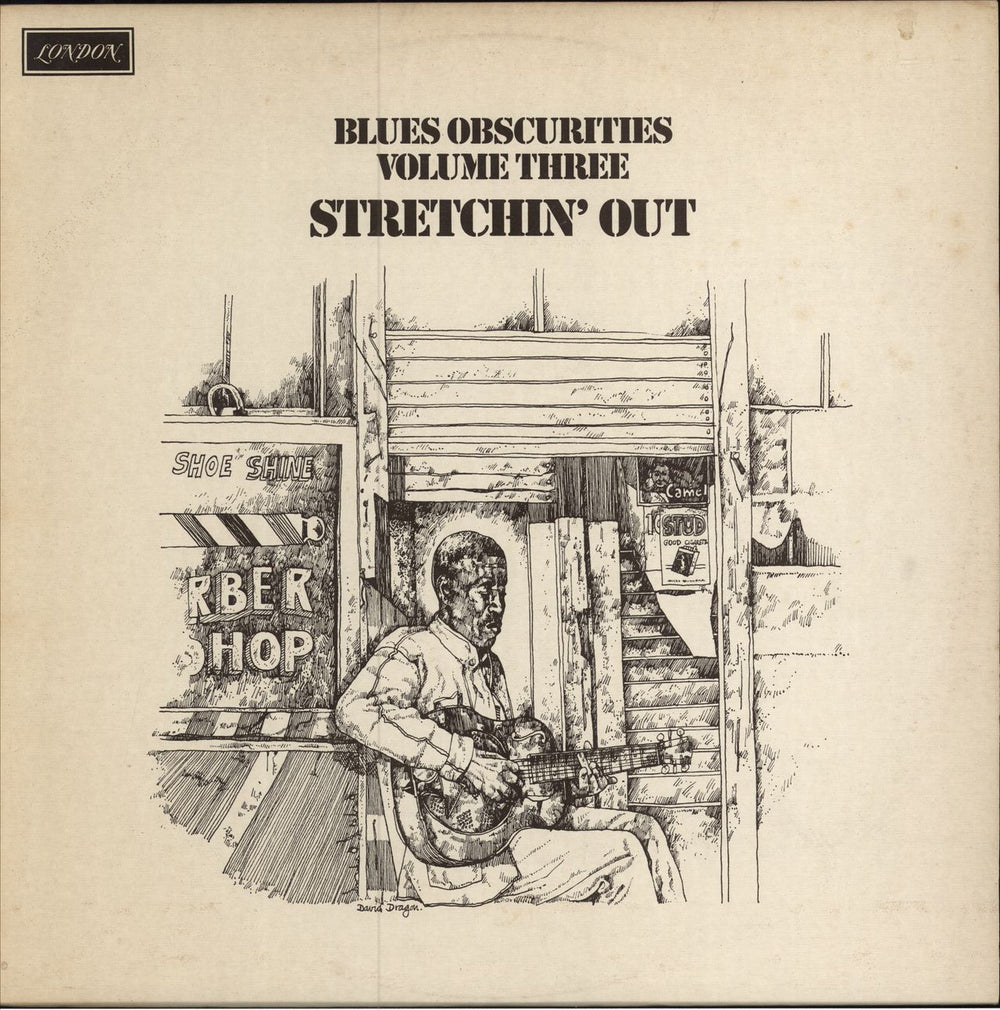 Various-Blues & Gospel Blues Obscurities Volume Three: Stretchin' Out UK vinyl LP album (LP record) HAU8456