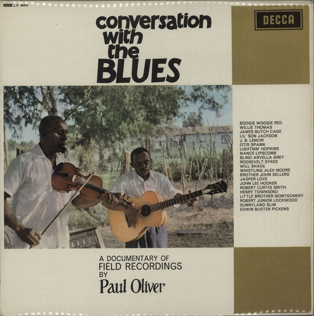 Various-Blues & Gospel Conversation With The Blues UK vinyl LP album (LP record) LK4664