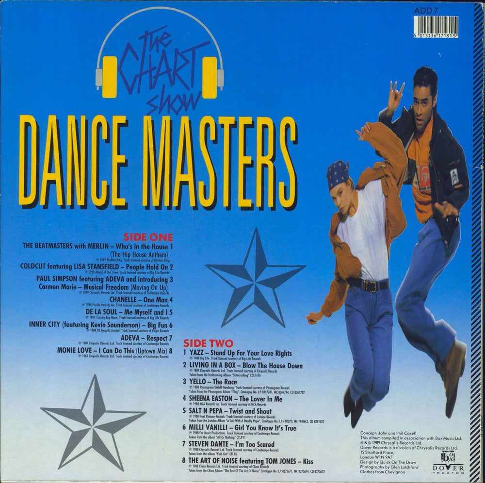 Various-Dance Dance Masters UK vinyl LP album (LP record) 5013136171815