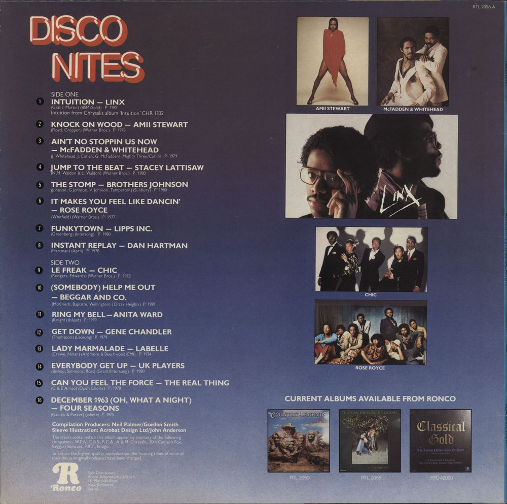 Various-Dance Disco Nites + Disco Daze UK 2-LP vinyl record set (Double LP Album) 1981