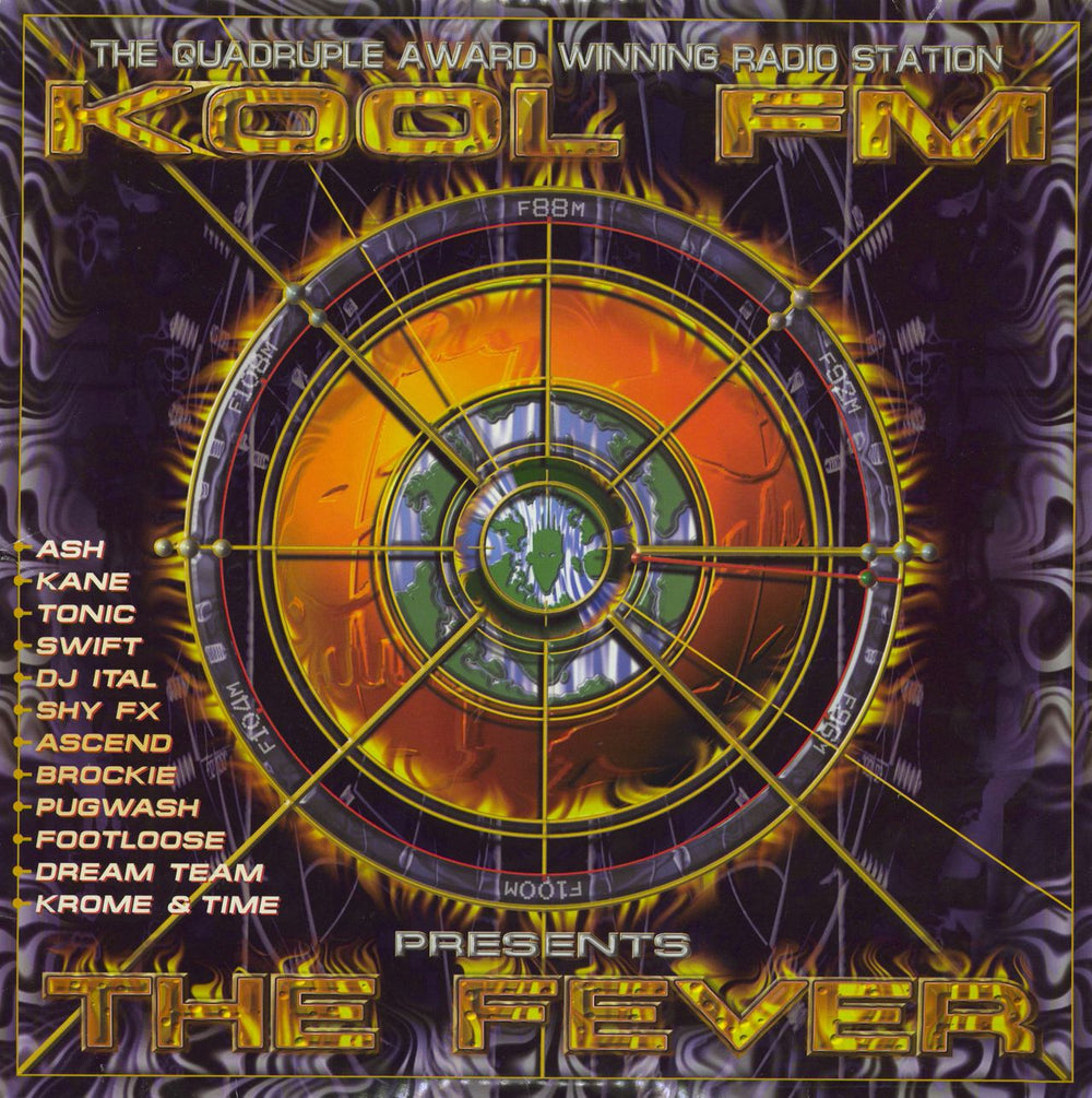 Various-Drum & Bass Jungle Kool FM Presents The Fever UK 4-LP vinyl album record set BDRLP20