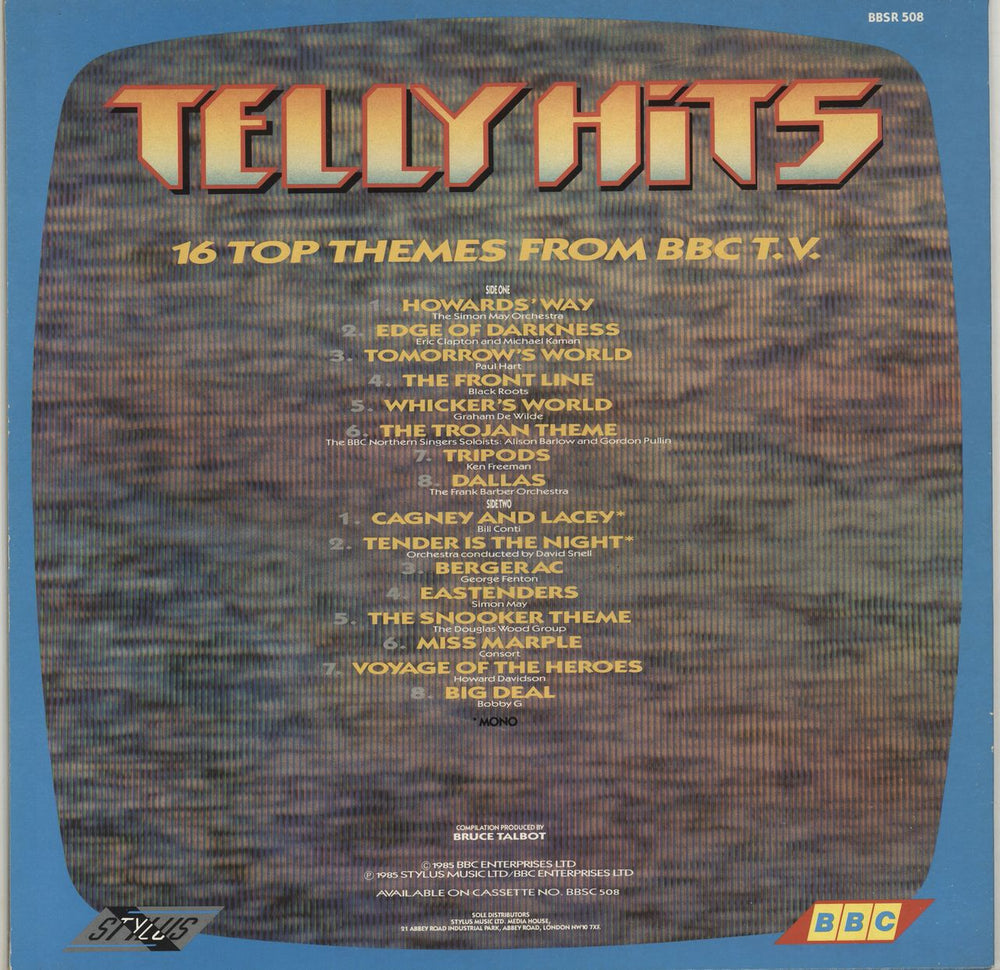 Various-Film, Radio, Theatre & TV Telly Hits UK vinyl LP album (LP record)