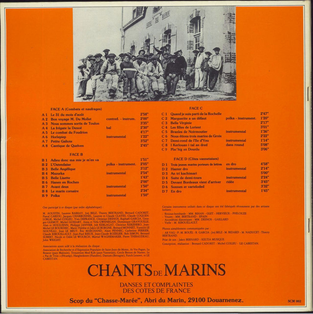 Various-Folk Chants De Marins 2: Danses Et Complaintes Des Côtes De France French 2-LP vinyl record set (Double LP Album)