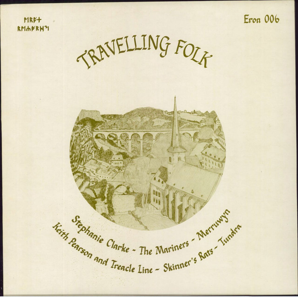 Various-Folk Travelling Folk UK vinyl LP album (LP record) ERON006