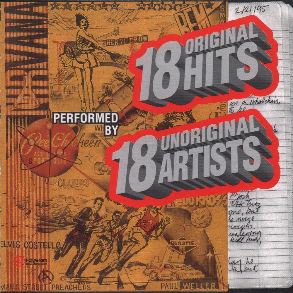 Various-Indie 18 Original Hits by 18 Unoriginal Artists US Promo CD album (CDLP) PMP011