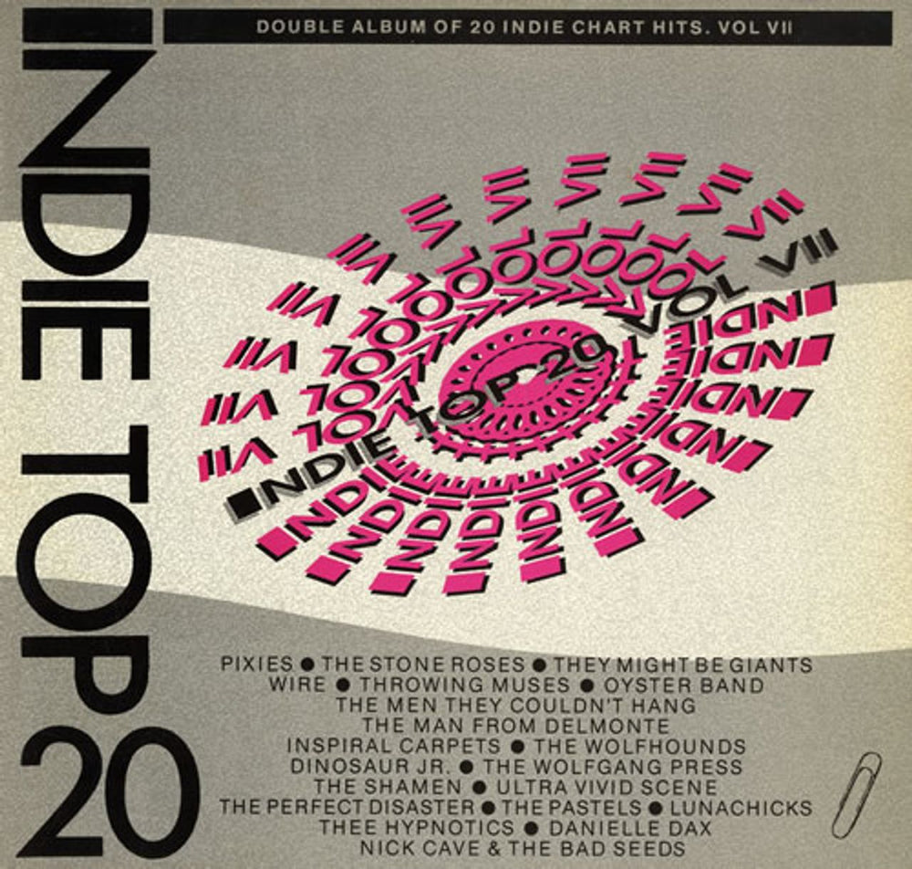 Various-Indie Indie Top 20 Vol. VII UK 2-LP vinyl record set (Double LP Album) TT07