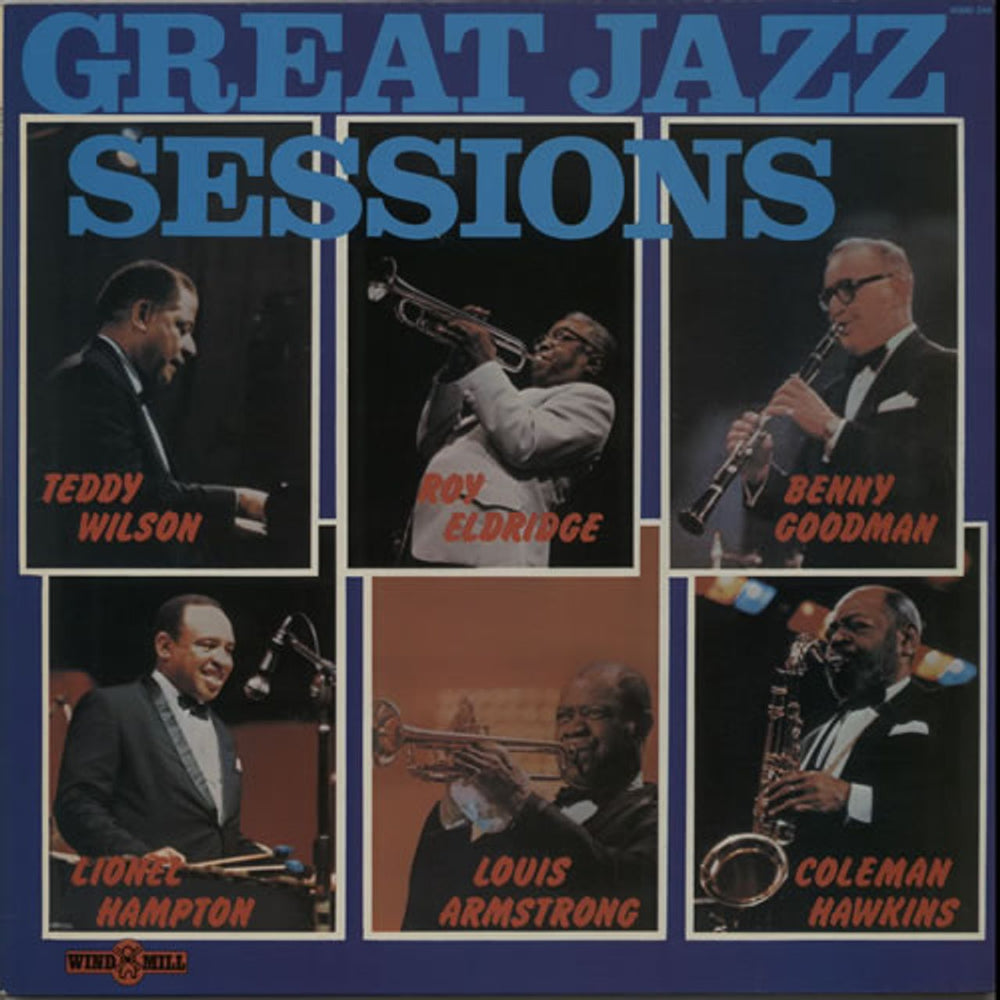 Various-Jazz Great Jazz Sessions UK vinyl LP album (LP record) WMD248