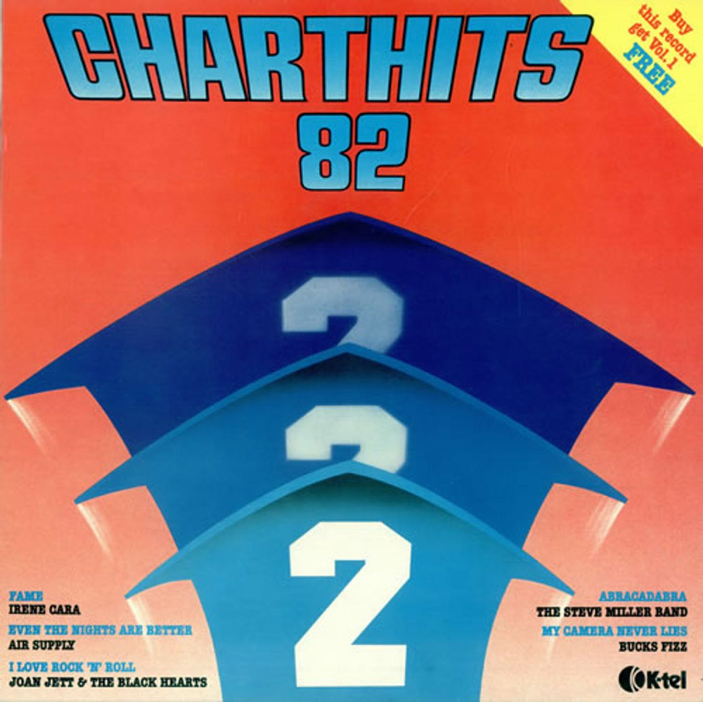 Various-Pop Charthits 82 - Vols 1 & 2 UK 2-LP vinyl record set (Double LP Album) 7VA2LCH492196