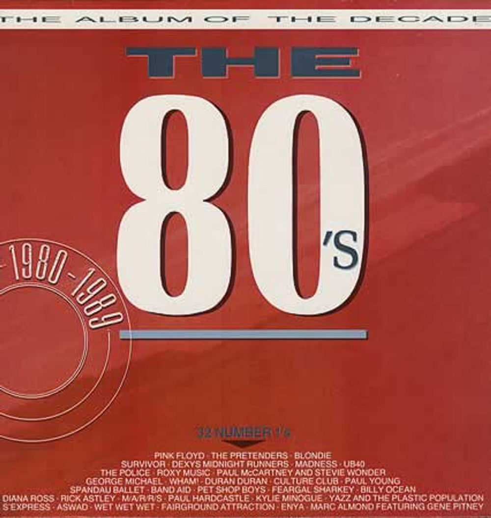 Various-Pop The 80's - 1980-1989 UK 2-LP vinyl record set (Double LP Album) EMTVD48