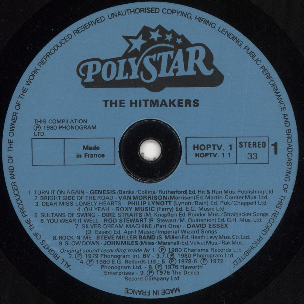 Various-Pop The Hitmakers UK vinyl LP album (LP record) 7VALPTH571663