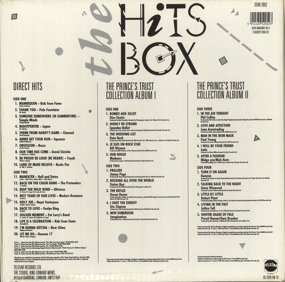 Various-Pop The Hits Box UK Vinyl Box Set 5014469520523