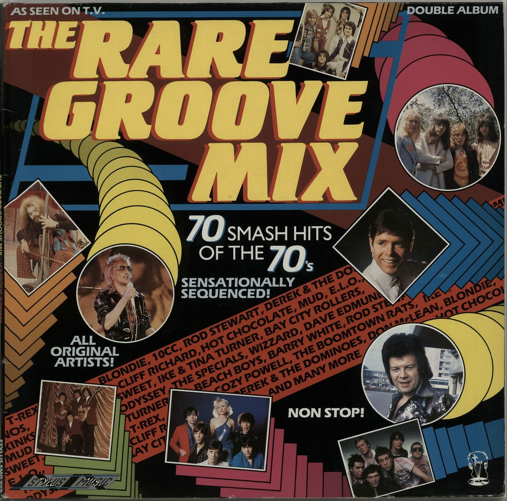 Various-Pop The Rare Groove Mix UK 2-LP vinyl record set (Double LP Album) SMR863