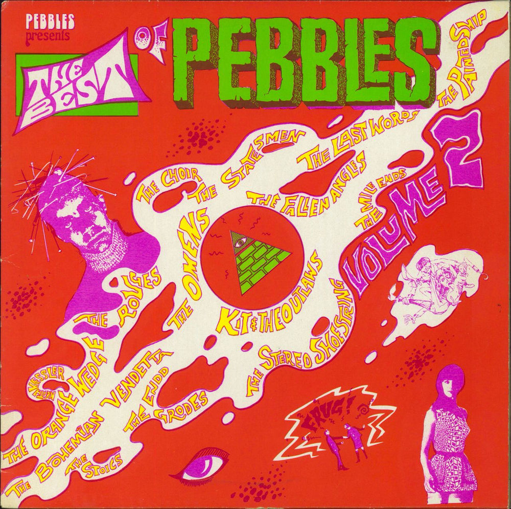 Various-Prog & Psych The Best Of Pebbles Volume 2 UK vinyl LP album (LP record) TAKE-2