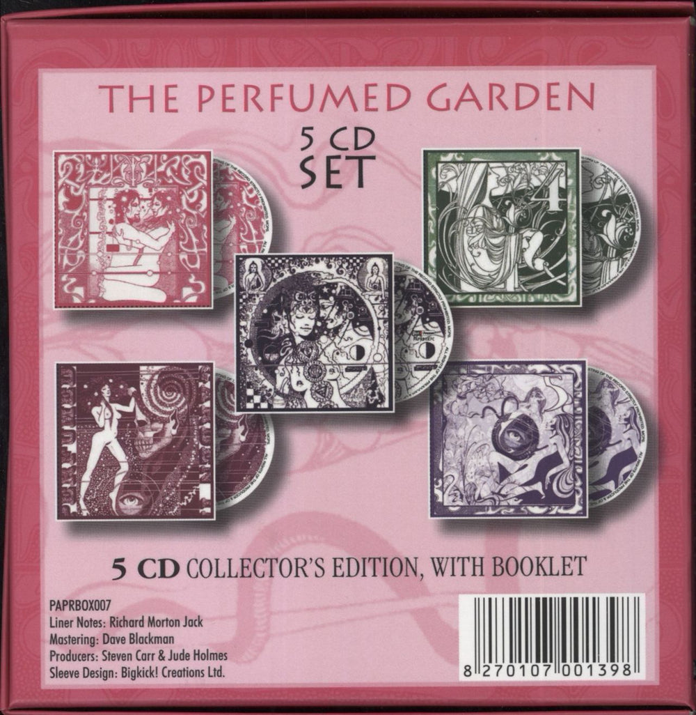 Various-Prog & Psych The Perfumed Garden UK CD Album Box Set