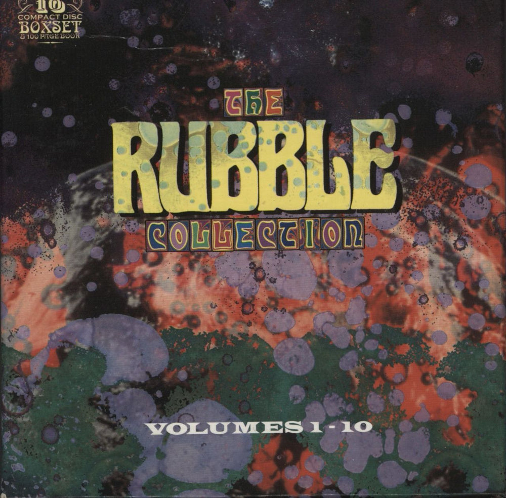 Various-Prog & Psych The Rubble Collection Volumes 1-10 UK CD Album Box Set PAPRBOX6