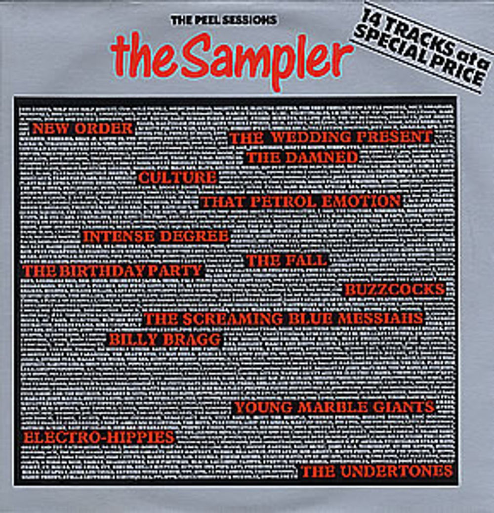 Various-Punk & New Wave The Peel Sessions - The Sampler UK vinyl LP album (LP record) SFRLP100