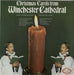 Various-Religious Christmas Carols From Winchester Cathedral UK vinyl LP album (LP record) SHM778