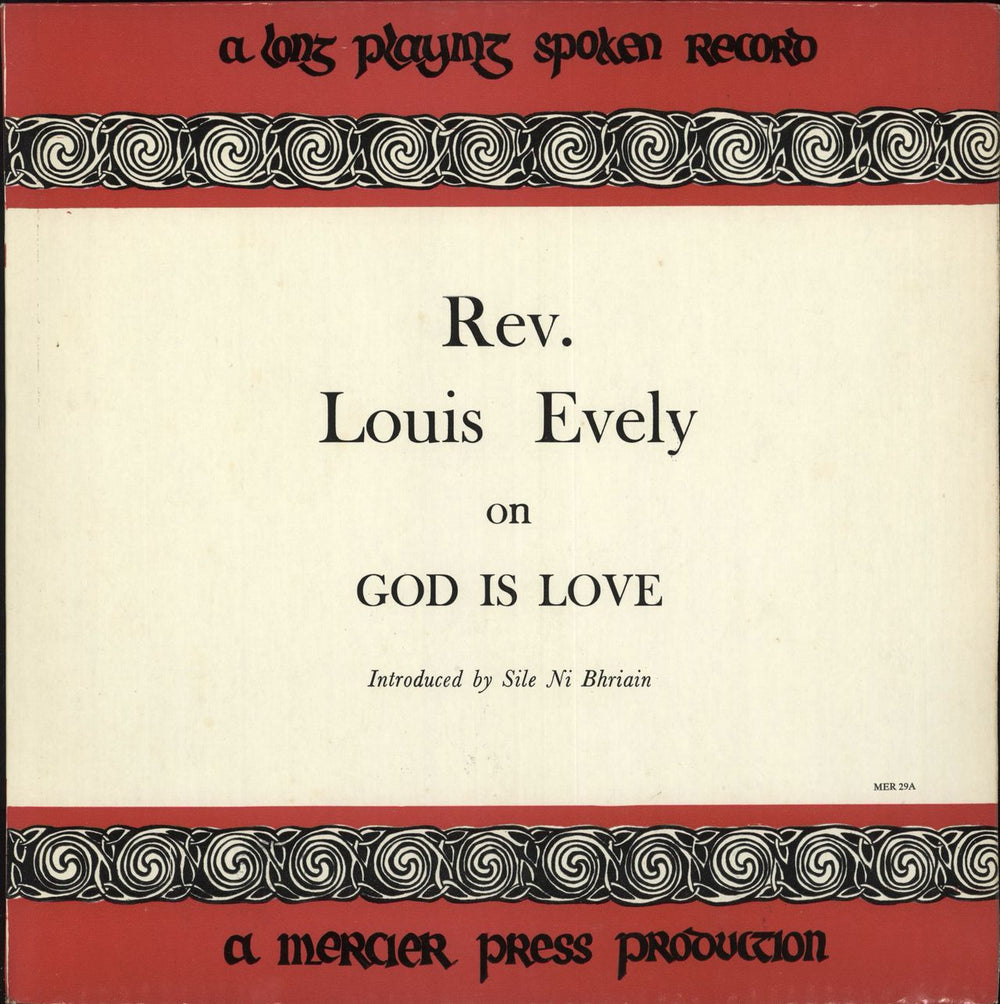 Various-Religious God Is Love / Forgiveness Irish vinyl LP album (LP record) MER29