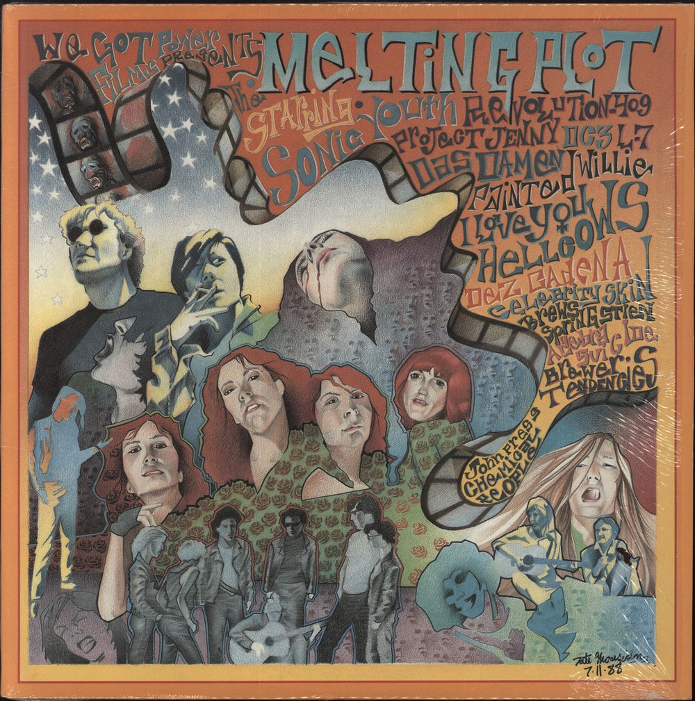 Various-Rock & Metal The Melting Pot US vinyl LP album (LP record) SST249