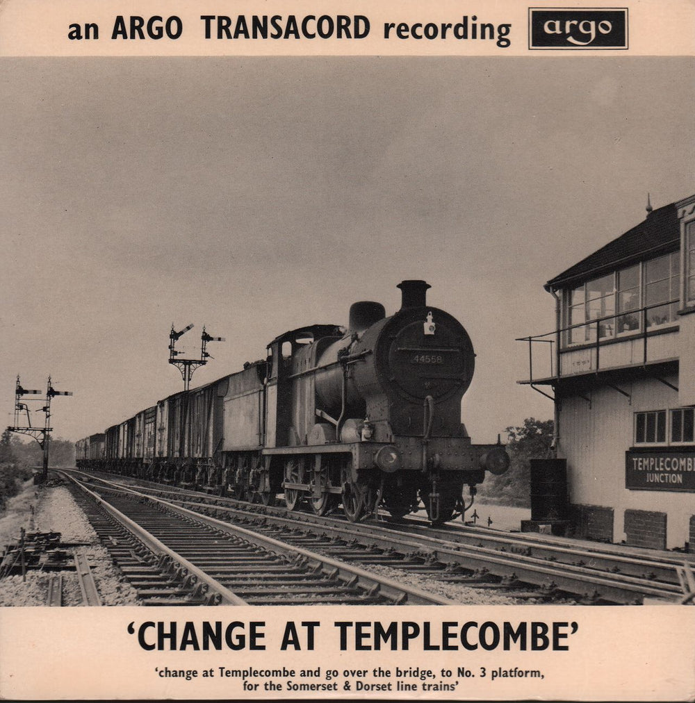 Various-Trains Change At Templecombe EP UK 7" vinyl single (7 inch record / 45) EAF125