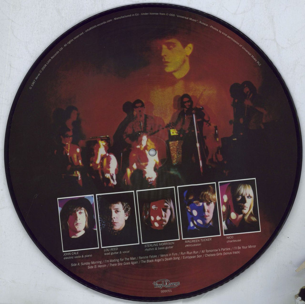 Velvet Underground The Velvet Underground & Nico UK picture disc LP (vinyl picture disc album)