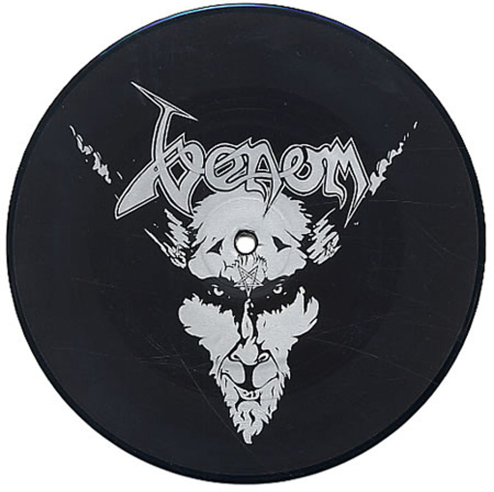 Venom Manitou UK 7" vinyl picture disc (7 inch picture disc single) NEATP43