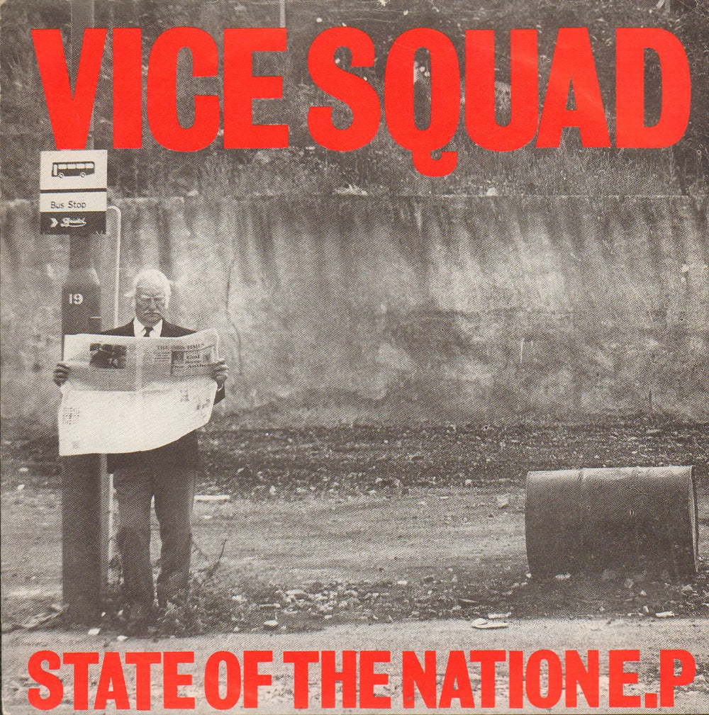 Vice Squad State Of The Nation EP UK 7" vinyl single (7 inch record / 45) Z34