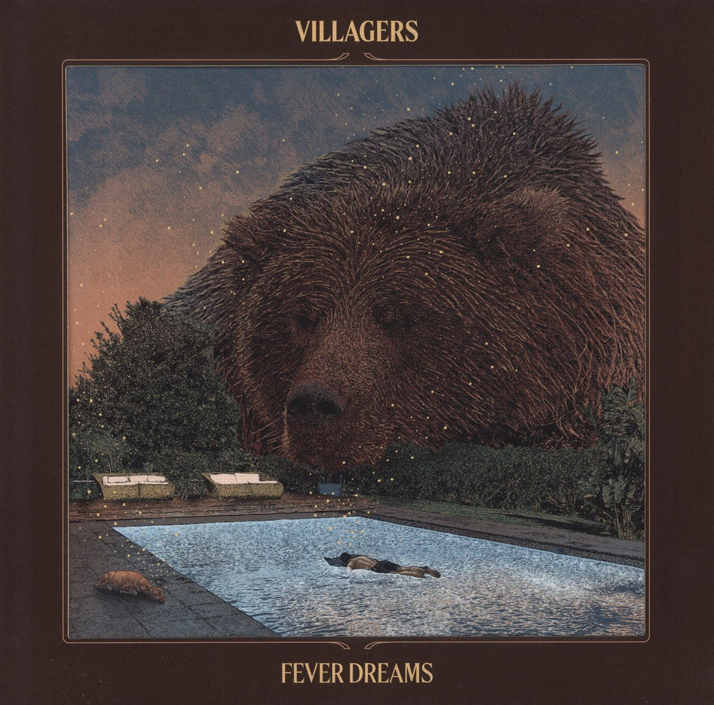 Villagers Fever Dreams - Dark Green Vinyl + Die Cut Sleeve UK vinyl LP album (LP record) WIGLP463X