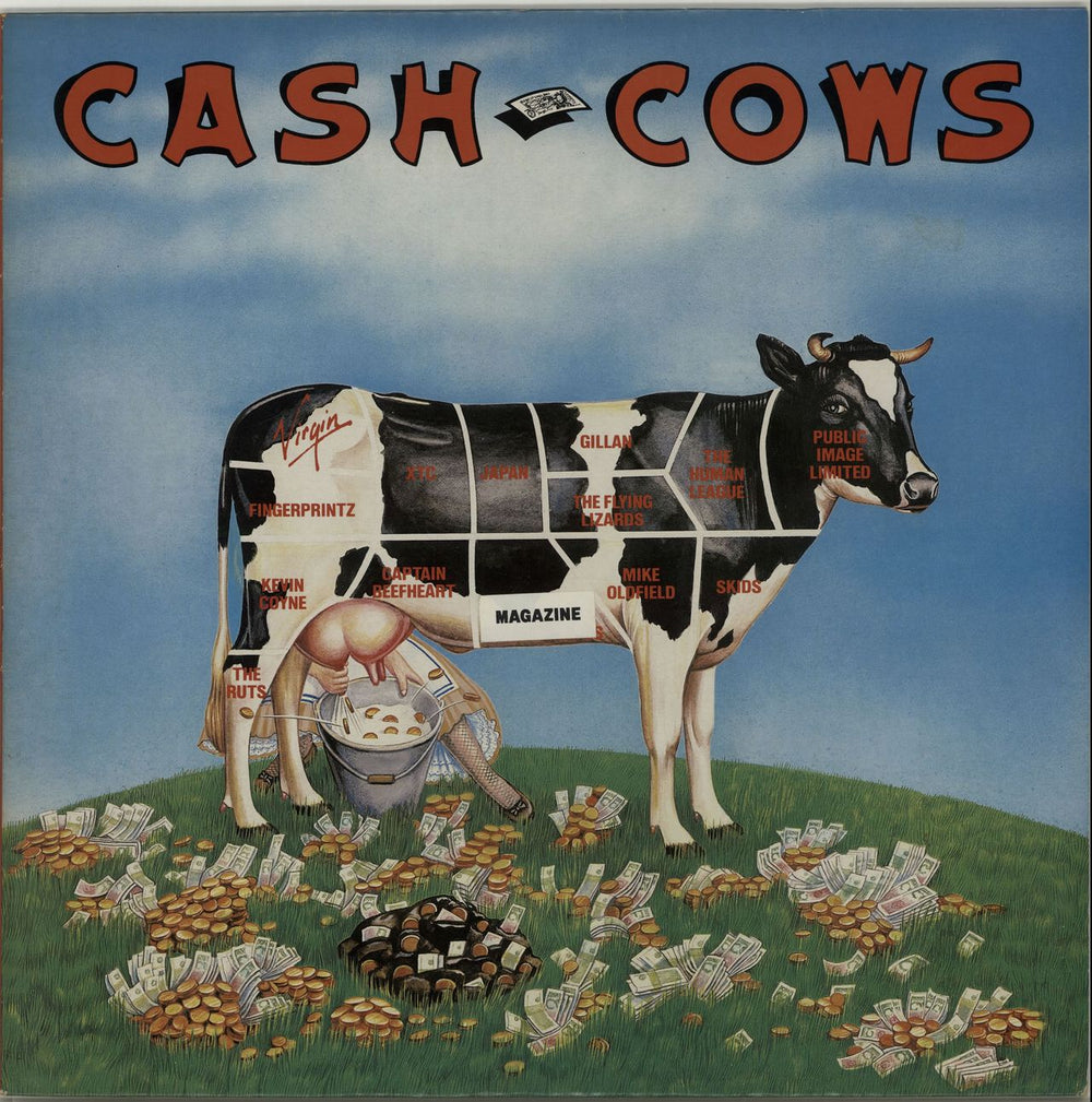 Virgin Cash Cows - 2nd UK vinyl LP album (LP record) MILK1