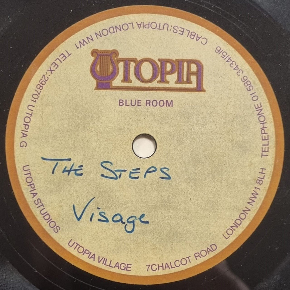 Visage Fade To Grey UK acetate VISATFA819609