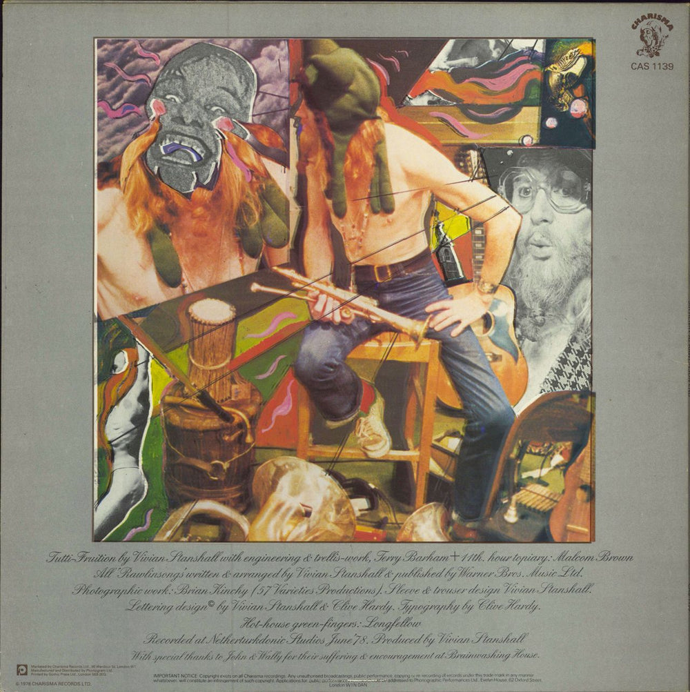 Vivian Stanshall Sir Henry At Rawlinson End + Poster UK vinyl LP album (LP record)