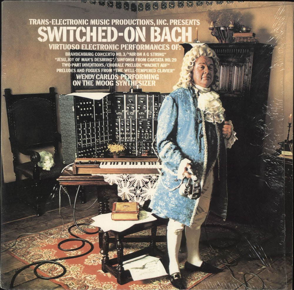 Walter Carlos Switched-On Bach US vinyl LP album (LP record) MS7194