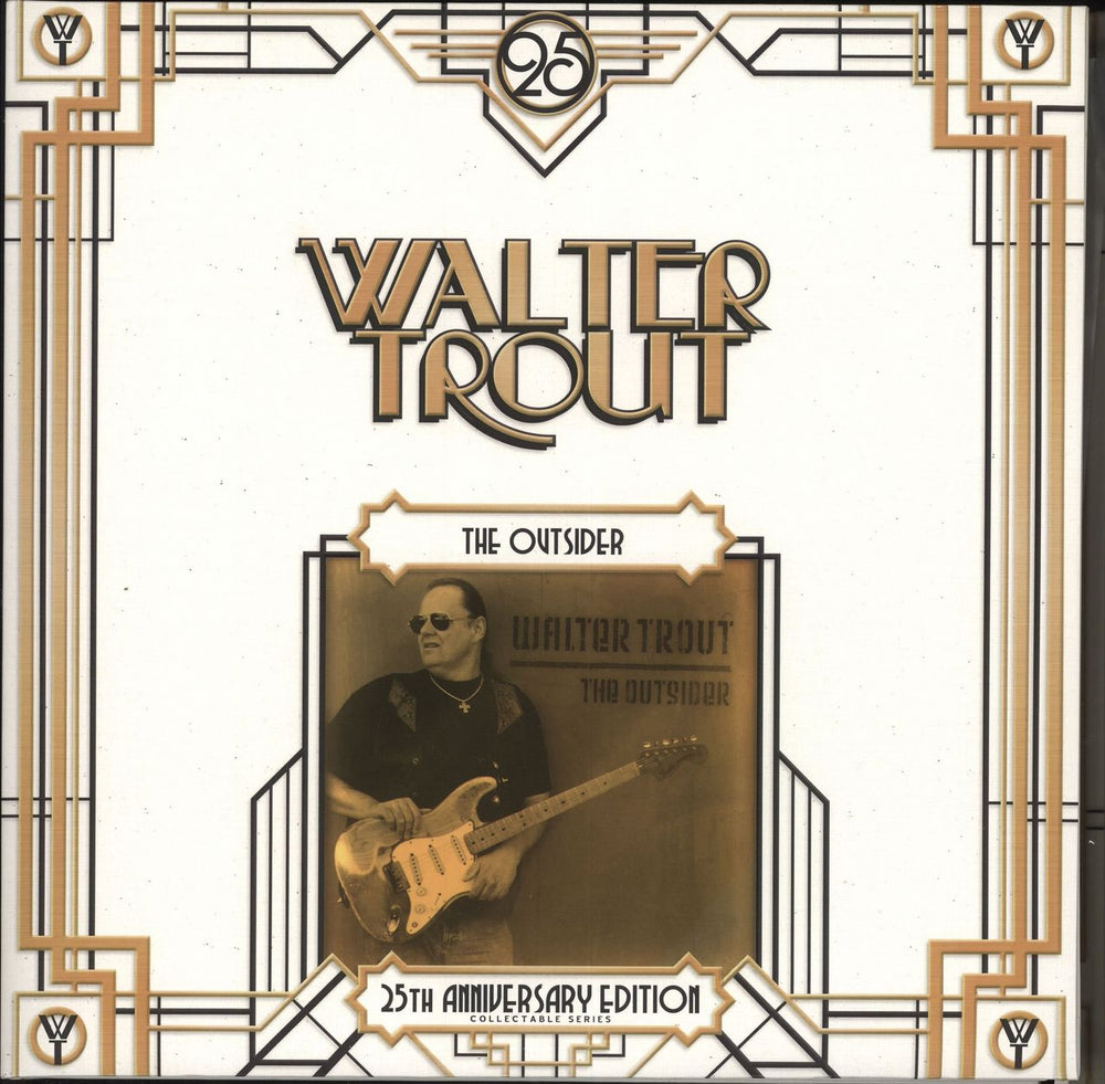 Walter Trout Band The Outsider: 25th Anniversary Edition UK 2-LP vinyl record set (Double LP Album) PRD72451