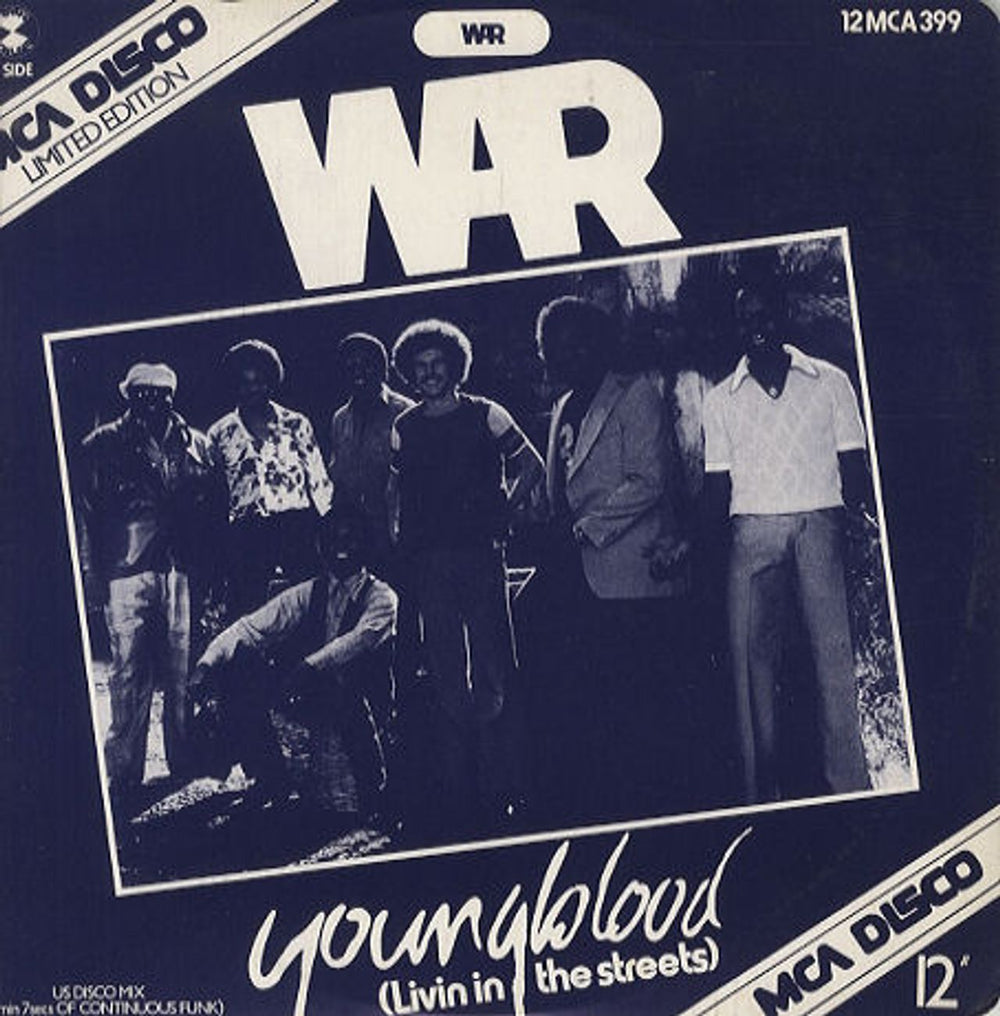 War Youngblood (Living In The Streets) UK 12" vinyl single (12 inch record / Maxi-single) 12MCA399