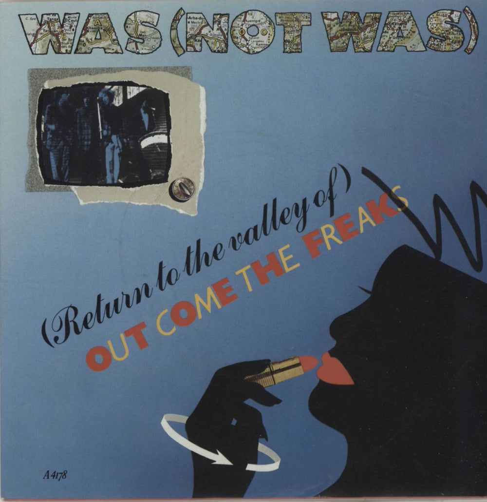 Was (Not Was) Out Come The Freaks - Injection + Sleeve UK 7" vinyl single (7 inch record / 45) A4178
