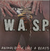 WASP Animal [F**k Like A Beast] - Clear vinyl/tea-stained UK 12" vinyl single (12 inch record / Maxi-single) 12KUT109