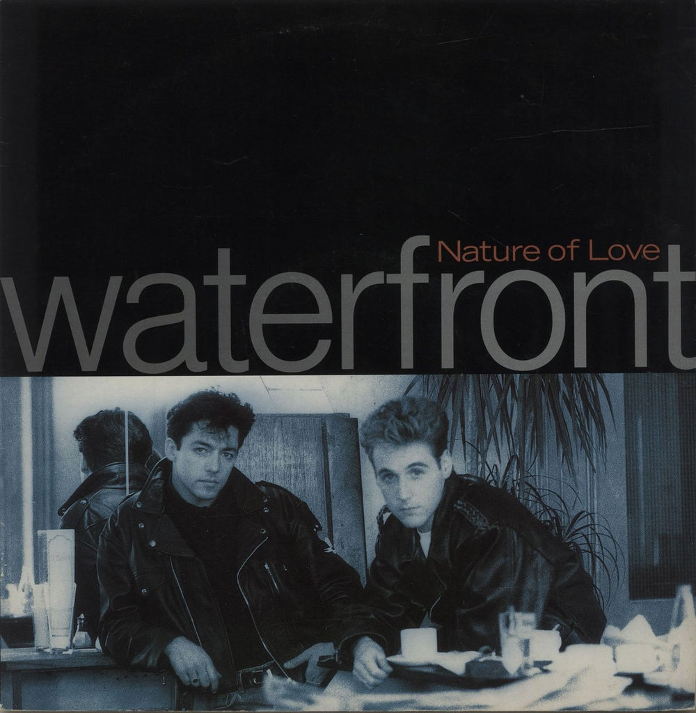 Waterfront Nature Of Love - Leather Jacket Sleeve UK 12" vinyl single (12 inch record / Maxi-single) WONX2