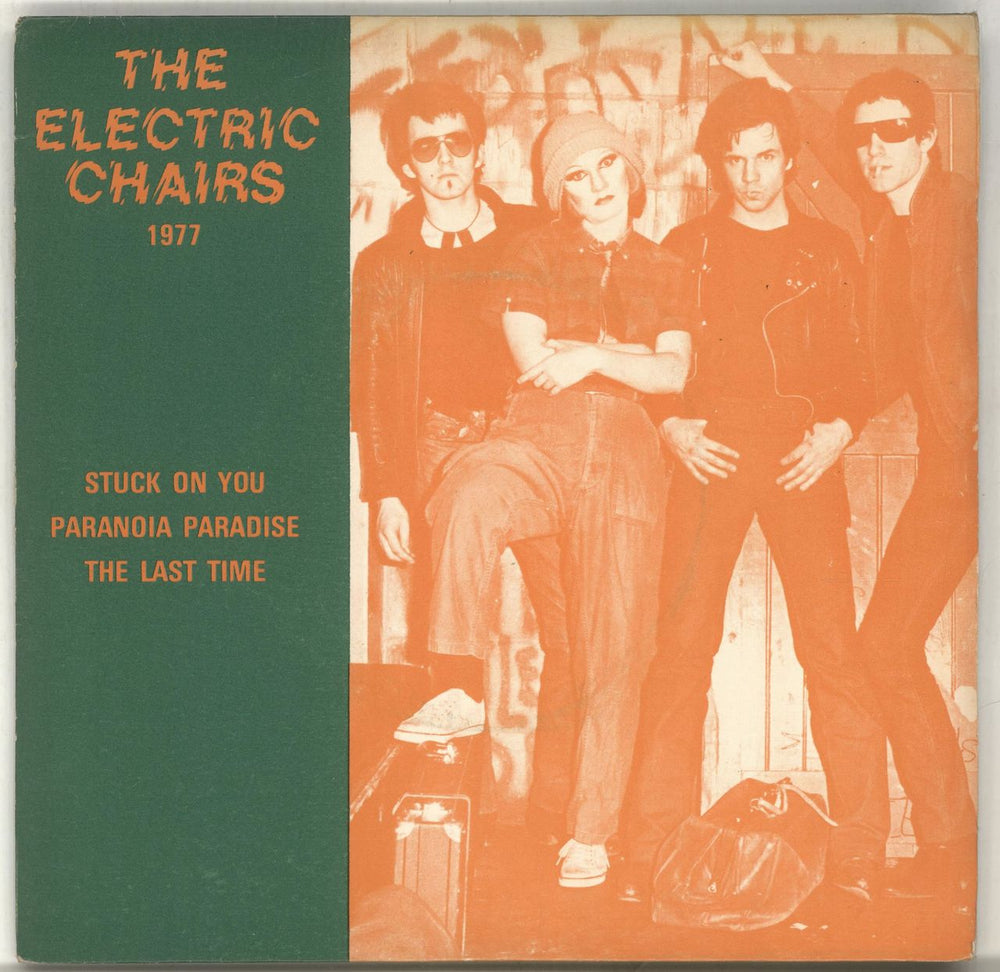 Wayne County & The Electric Chairs Stuck On You EP - 1st - P/S UK 7" vinyl single (7 inch record / 45) IL002