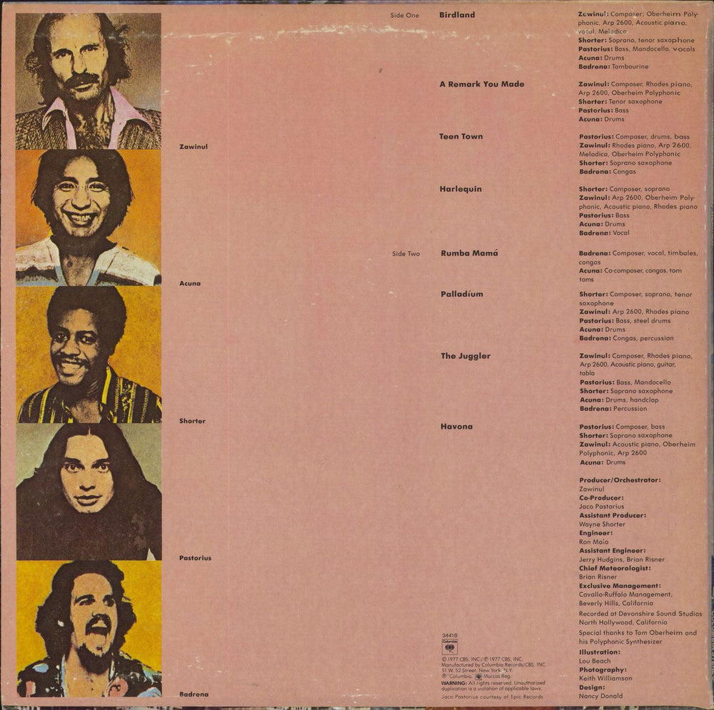 Weather Report Heavy Weather - EX US vinyl LP album (LP record)