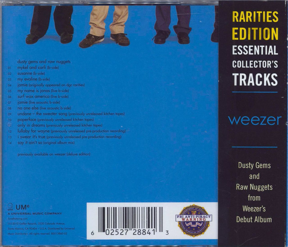 Weezer Weezer: Rarities Edition US CD album (CDLP) 602527288413