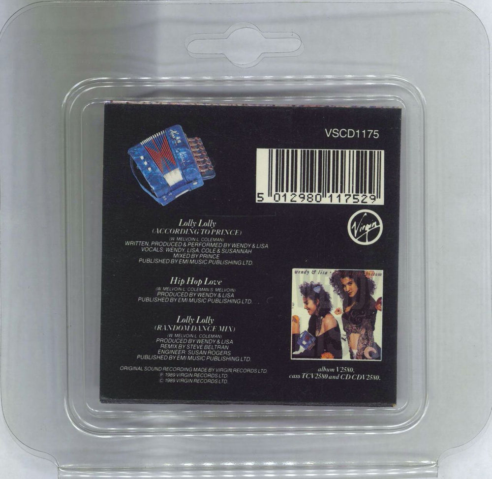 Wendy & Lisa Lolly Lolly + Bubble Pack UK 3" CD single (CD3) 5012980117529