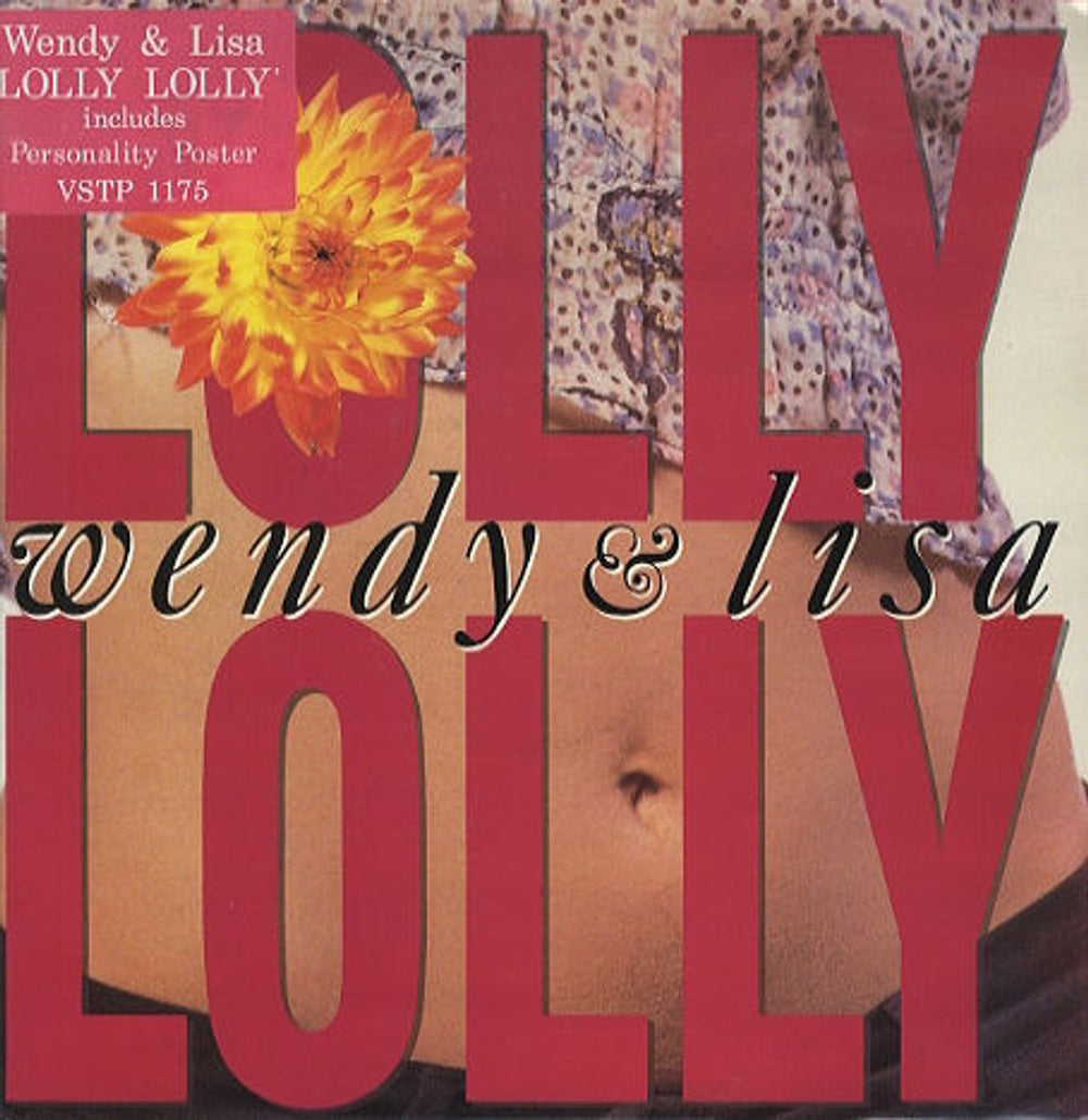 Wendy & Lisa Lolly Lolly + Poster UK 12" vinyl single (12 inch record / Maxi-single) VSTP1175